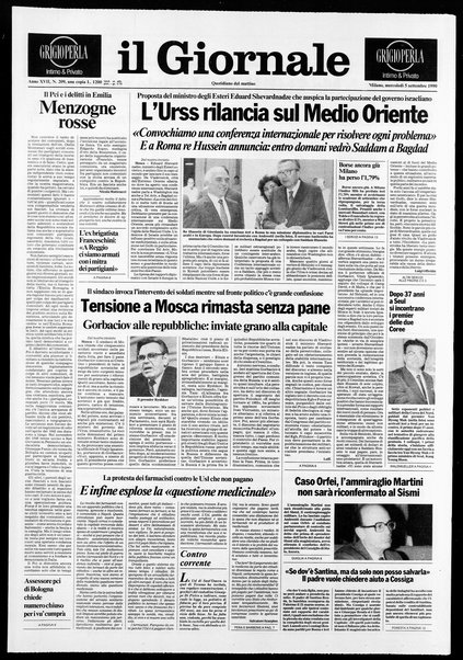 Il giornale : quotidiano del mattino